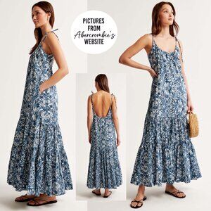 Abercrombie & Fitch Trapeze Maxi Dress - Size: Small